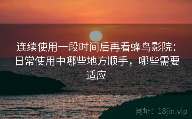 连续使用一段时间后再看蜂鸟影院：日常使用中哪些地方顺手，哪些需要适应