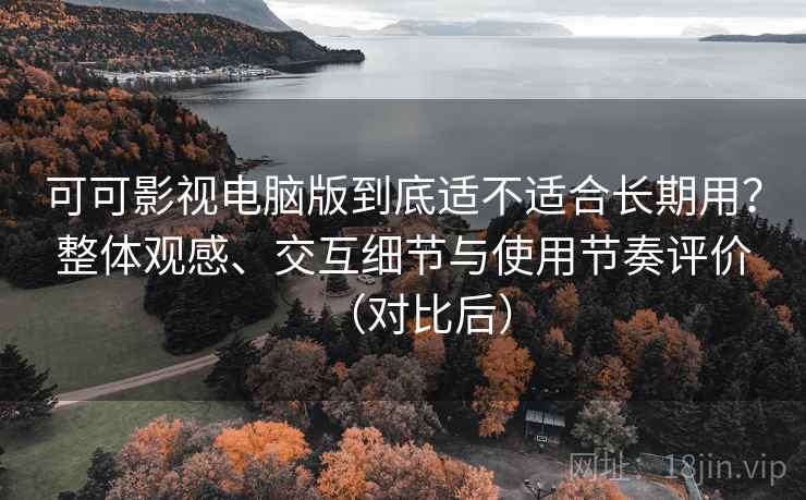 可可影视电脑版到底适不适合长期用？整体观感、交互细节与使用节奏评价（对比后）