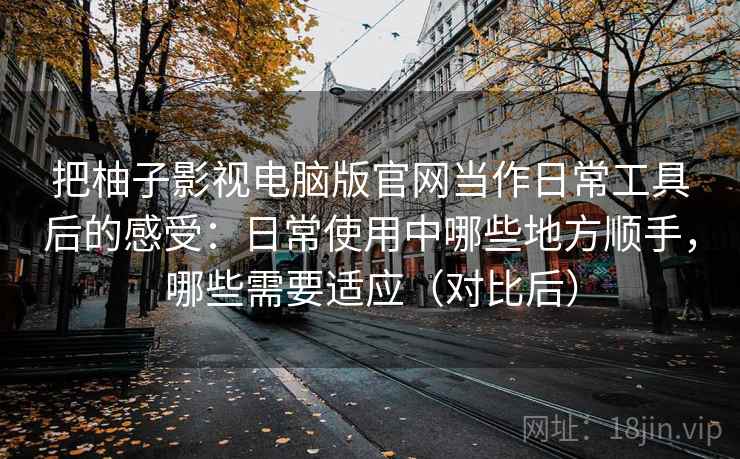 把柚子影视电脑版官网当作日常工具后的感受：日常使用中哪些地方顺手，哪些需要适应（对比后）