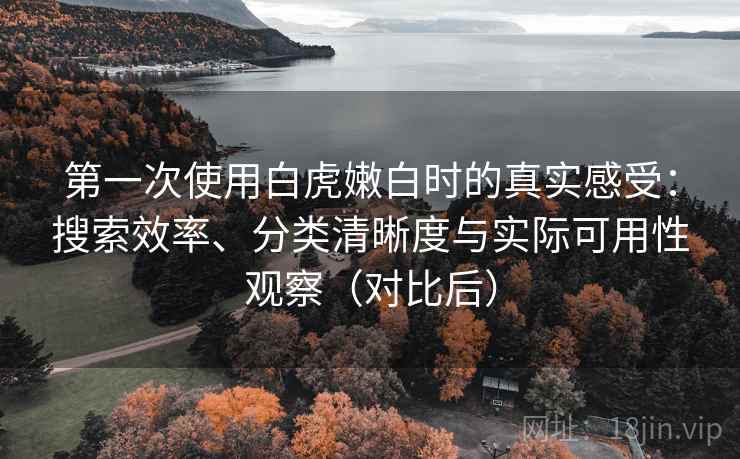 第一次使用白虎嫩白时的真实感受：搜索效率、分类清晰度与实际可用性观察（对比后）