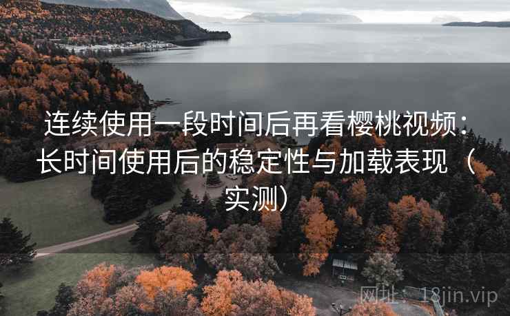 连续使用一段时间后再看樱桃视频：长时间使用后的稳定性与加载表现（实测）