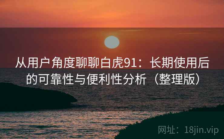从用户角度聊聊白虎91：长期使用后的可靠性与便利性分析（整理版）